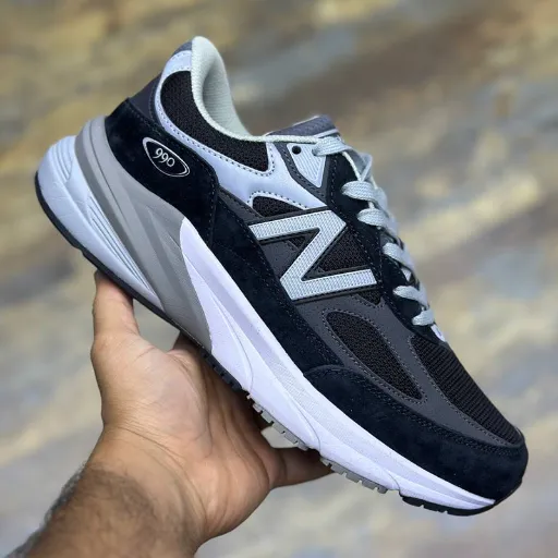 کفش دویدن و اسپرت نیوبالانس مدل New Balance 990v6 - رنگ مشکی | مستر کوالیتی