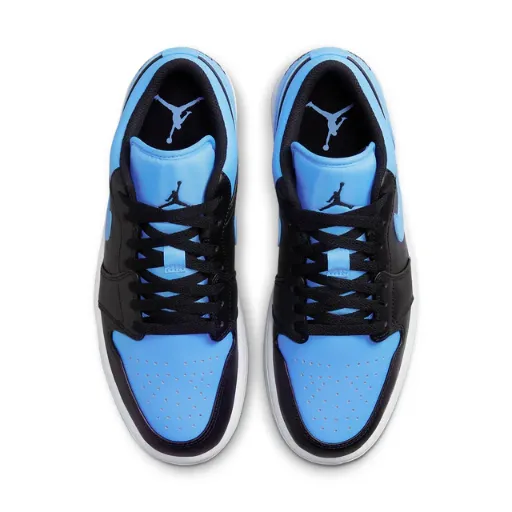 کفش کتانی اسپرت نایکی ایر جردن ۱ لو مدل Nike Air Jordan 1 Low - رنگ آبی مشکی | مستر کوالیتی