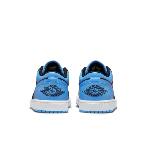 کفش کتانی اسپرت نایکی ایر جردن ۱ لو مدل Nike Air Jordan 1 Low - رنگ آبی مشکی | مستر کوالیتی