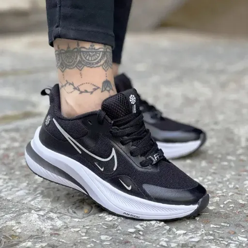 کفش nike زنانه مشکی سفید