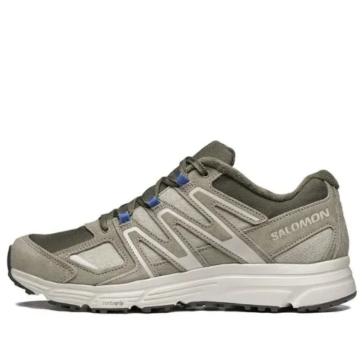 کفش طبیعت‌گردی و پیاده‌روی سالومون مدل Salomon X-Mission 4 Suede - رنگ کرمی | مستر کوالیتی