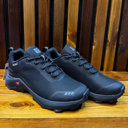 کفش طبیعت‌گردی و کوه‌پیمایی توپلی مدل Toplay K2 - waterproof - رنگ طوسی‌مشکی | مستر کوالیتی