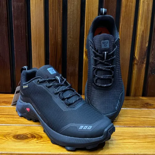 کفش طبیعت‌گردی و کوه‌پیمایی توپلی مدل Toplay K2 - waterproof - رنگ طوسی‌مشکی | مستر کوالیتی
