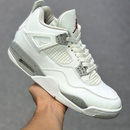کفش کتانی اسپرت نایکی ایر جردن ۴ مدل Nike Air Jordan 4 Retro - رنگ سفید | مستر کوالیتی