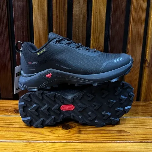 کفش طبیعت‌گردی و کوه‌پیمایی سایز بزرگ توپلی مدل Toplay K2 - waterproof - تمام مشکی | مستر کوالیتی