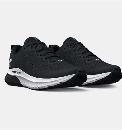 کفش ورزشی و رانینگ مردانه آندر آرمور مدل Under Armour HOVR - رنگ مشکی با زیره سفید | مستر کوالیتی