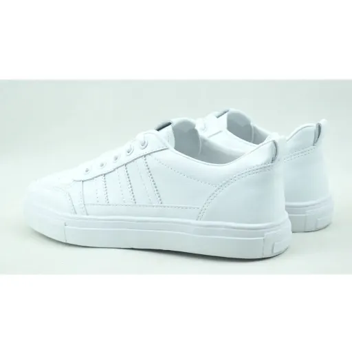 کفش اسنیکرز کژوال طرح آدیداس / ونس (Adidas Style) - تمام سفید | مستر کوالیتی