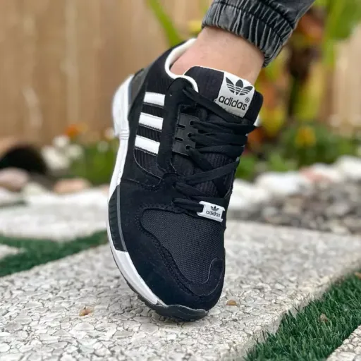 کفش اسنیکرز و پیاده‌روی آدیداس مدل Adidas ZX 8000 - مشکی زیره سفید | سفارش کره مستر کوالیتی