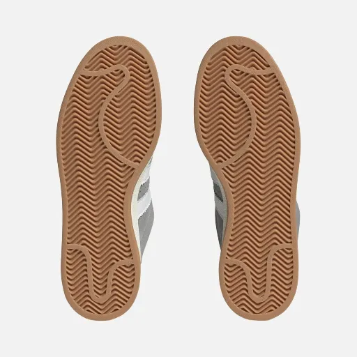 کفش اسکیتر و کژوال آدیداس مدل Adidas Campus 00s - طوسی با سه خط سفید و زیره صمغی | مستر کوالیتی