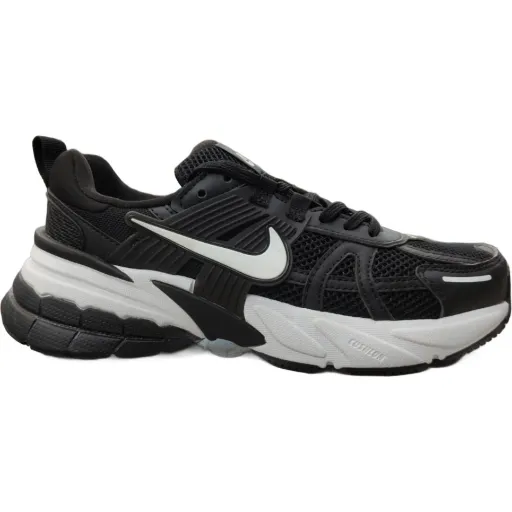 کفش ورزشی و رانینگ نایکی مدل Nike V2K Run - مشکی-طوسی با زیره دو رنگ | مستر کوالیتی