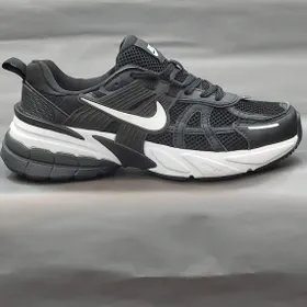 کفش ورزشی و رانینگ نایکی مدل Nike V2K Run - مشکی-طوسی با زیره دو رنگ | مستر کوالیتی