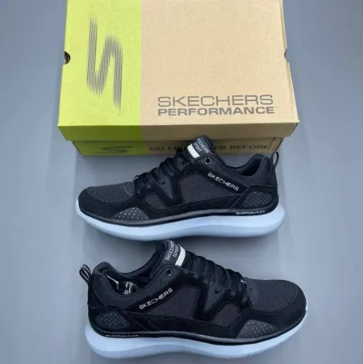کفش پیاده‌روی و راحت اسکیچرز مدل Skechers Arch Fit / Go Walk - تمام مشکی با زیره بالشتکی | مستر کوالیتی
