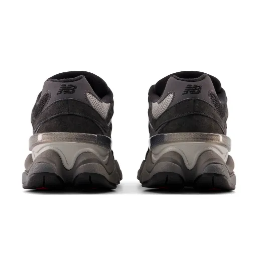 کتونی زنانه نیوبالانس ۹۰۶۰ مشکی-طوسی (New Balance 9060 Black / Grey Women) - رویه جیر و مش تنفس‌پذیر زیره حجیم طبی ABZORB | مستر کوالیتی