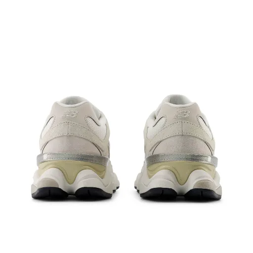 کتونی نیوبالانس ۹۰۶۰ (New Balance 9060 Sea Salt Cream / White Grey) - رویه جیر و مش تنفس‌پذیر سفید و کرم زیره حجیم طبی ABZORB | مستر کوالیتی