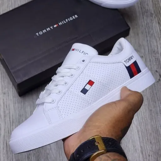 کفش Tommy سفید پرچم