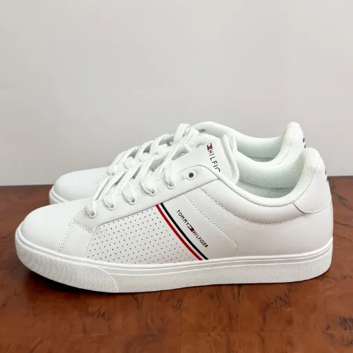 کفش زیره ونس Tommy hilfiger تمام سفید