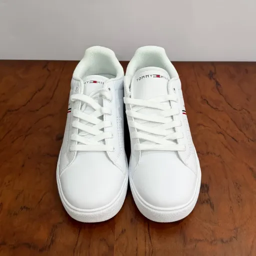 کفش زیره ونس Tommy hilfiger تمام سفید