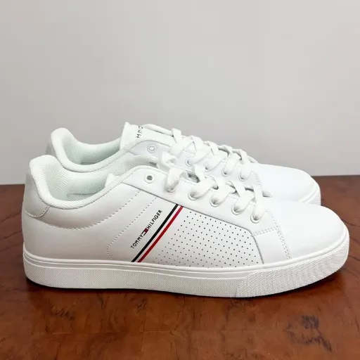 کفش زیره ونس Tommy hilfiger تمام سفید