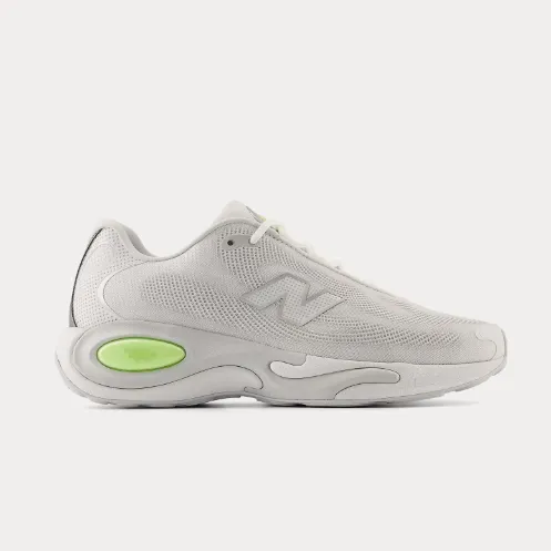 کتونی نیو بالانس M1000 (New Balance M1000 White Lime) - رویه چرم و مش سفید با هایلایت فسفری | مستر کوالیتی