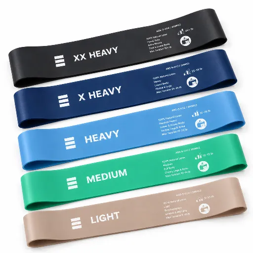 پک ۵ عددی کش مینی‌لوپ (Fitness Bands)اورجینال crane