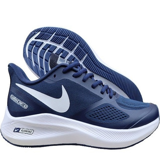 کفش نایکی زوم گاید 10 سرمه ای-سفید (Nike Zoom Guide 10)
