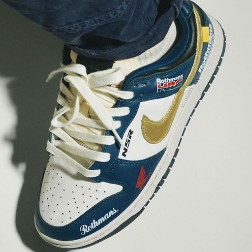 کفش نایکی اس بی هوندا (Nike Sb Honda) سفید-سرمه ای
