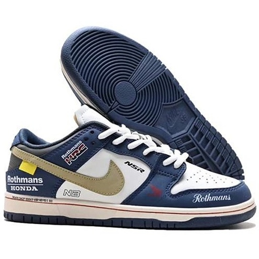 کفش نایکی اس بی هوندا (Nike Sb Honda) سفید-سرمه ای