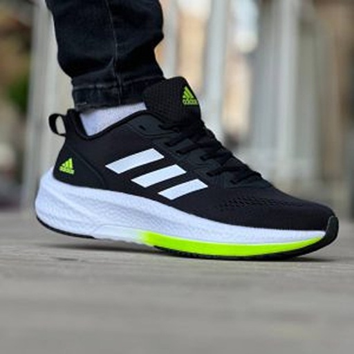 کفش آدیداس Pure Boost مشکی-سفید-سبز