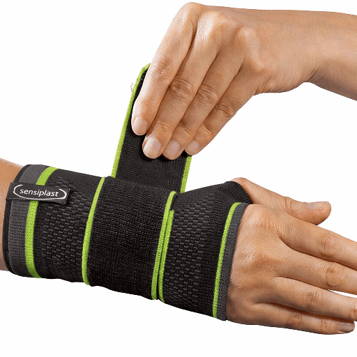 مچ‌بند طبی و ورزشی سنسی‌پلاست (Sensiplast) مدل Wrist Support با بند چسبی