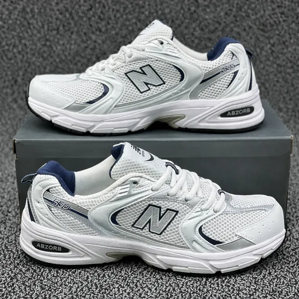 کفش نیوبالانس 530 سفید سرمه‌ای | New Balance 530 Master Quality