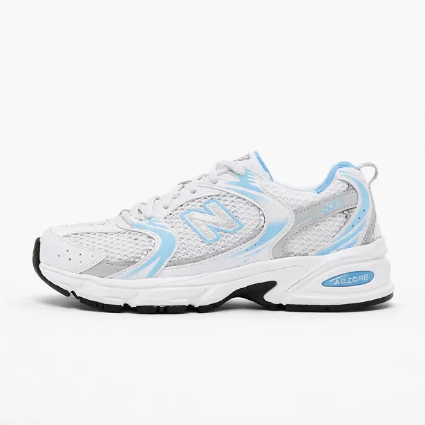 کفش نیوبالانس 530 سفید آبی آسمانی زنانه | New Balance 530 Master Quality