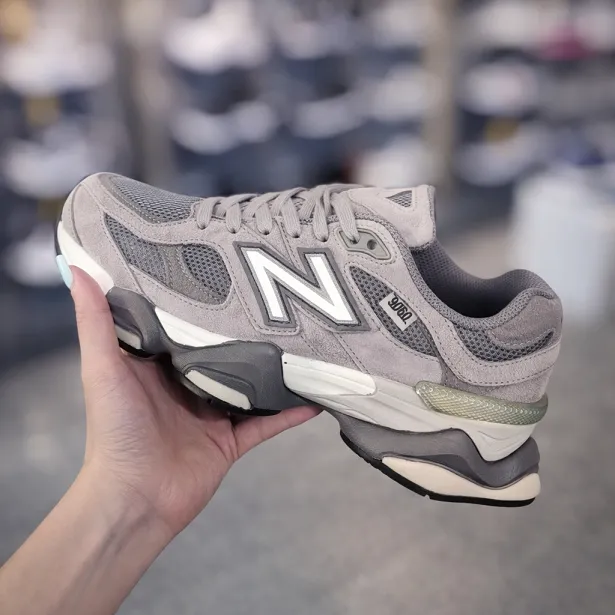 کفش نیوبالانس 9060 طوسی زنانه | New Balance 9060 Grey Master Quality