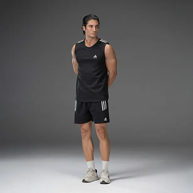 ست رکابی و شلوارک ورزشی مردانه Adidas