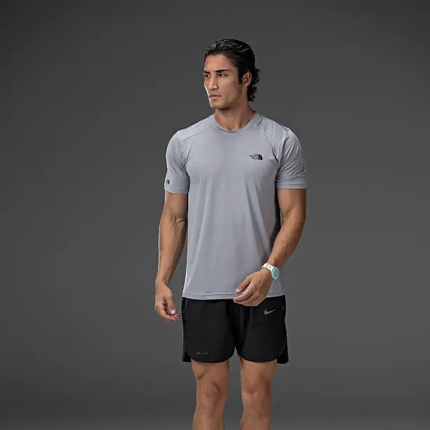تیشرت ورزشی مردانه نورت فیس (The North Face) مدل سوزنی تنفسی