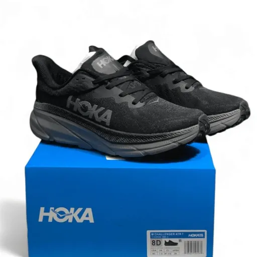 کفش دویدن و طبیعت‌گردی هوکا مدل Hoka Challenger 7 - رنگ مشکی | مستر کوالیتی