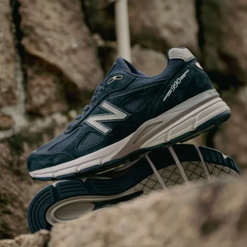 کفش پیاده‌روی و اسپرت نیوبالانس مدل New Balance 990v4 - رنگ مشکی | مستر کوالیتی