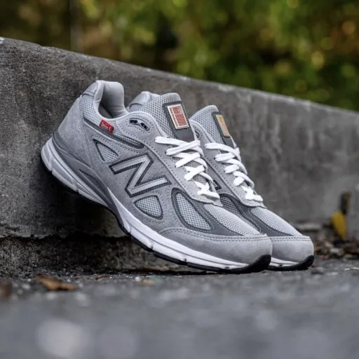 کفش پیاده‌روی و اسپرت نیوبالانس مدل New Balance 990v4 - رنگ طوسی | مستر کوالیتی
