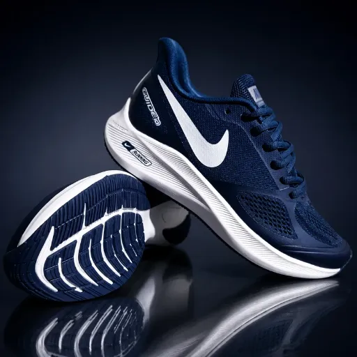 کفش دویدن و اسپرت زنانه نایکی مدل Nike Guide 10 - رنگ سرمه‌ای زیره سفید | مستر کوالیتی