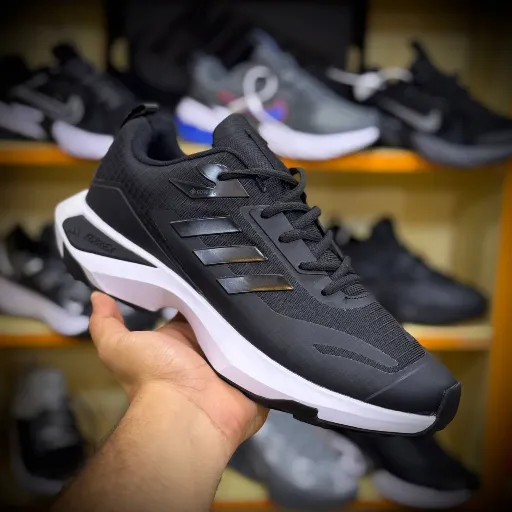 کفش طبیعت‌گردی و پیاده‌روی آدیداس مدل Adidas Terrex - رنگ مشکی زیره سفید | مستر کوالیتی
