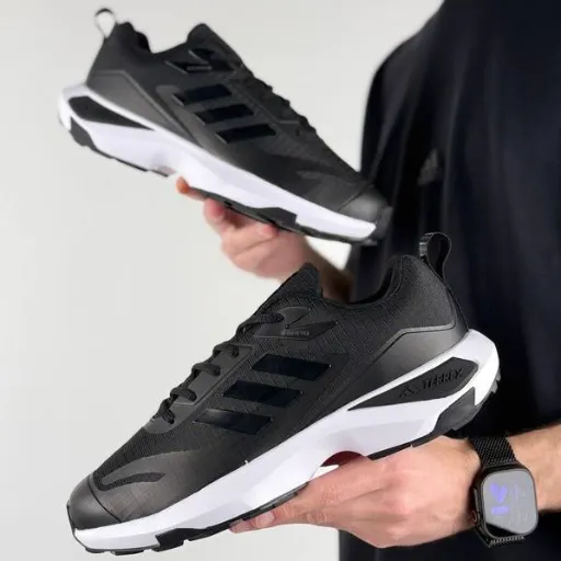 کفش طبیعت‌گردی و پیاده‌روی آدیداس مدل Adidas Terrex - رنگ مشکی زیره سفید | مستر کوالیتی