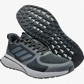 کفش دویدن و اسپرت آدیداس مدل Adidas Go Star / Galaxy - رنگ مشکی طوسی زیره سفید | مستر کوالیتی