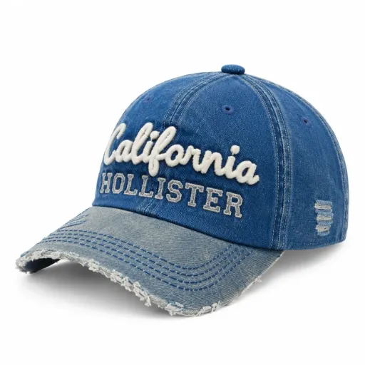 کلاه کپ و بیسبالی سنگ‌شور هالیستر (Hollister) طرح کالیفرنیا (California)