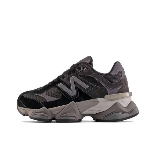 کتونی نیوبالانس ۹۰۶۰ (New Balance 9060 Black Castlerock / Grey) - رویه جیر و مش تنفس‌پذیر مشکی با زیره حجیم طبی ABZORB | مستر کوالیتی