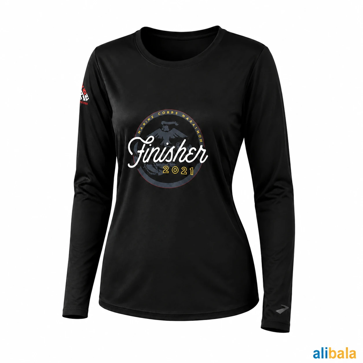 تیشرت آستین بلند ورزشی زنانه بروکس (Brooks) مدل Finisher 2021
