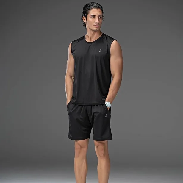 ست رکابی و شلوارک ورزشی مردانه on running