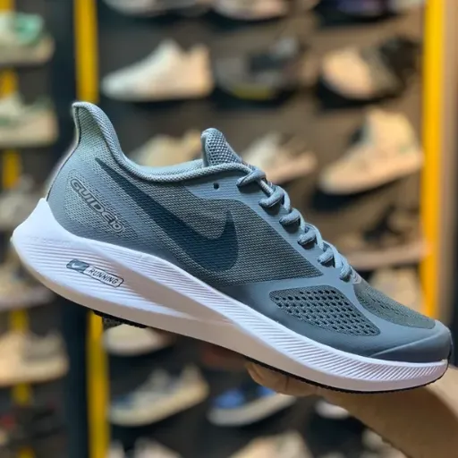 کفش دویدن و پیاده‌روی اسپرت نایکی مدل Nike Structure / Guide 10 - رنگ طوسی | مستر کوالیتی