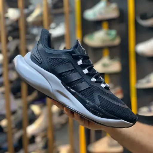 کفش ورزشی و پیاده‌روی آدیداس مدل Adidas Bounce - مشکی زیره طوسی | مستر کوالیتی