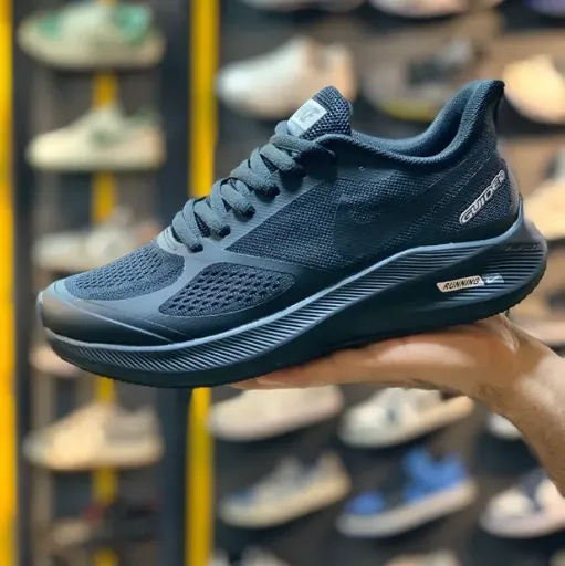 کفش دویدن و پیاده‌روی زنانه نایکی مدل Nike Structure / Guide - رنگ تمام مشکی | مستر کوالیتی
