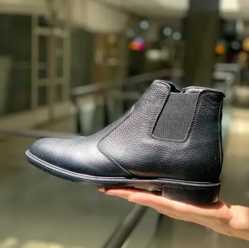 کفش بوت ساده پاشنه دار