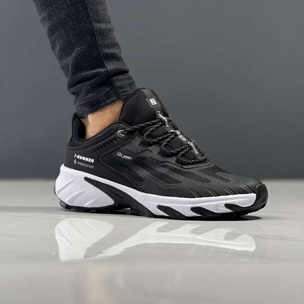 کفش آی رانر واترپروف مشکی-سفید